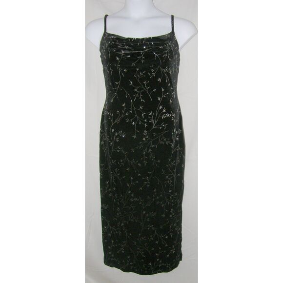 Black & Sparkly Silver Sz 12 Soft Velour Sleeveless Dress & Open Jacket 2 Pc Set - Picture 4 of 5